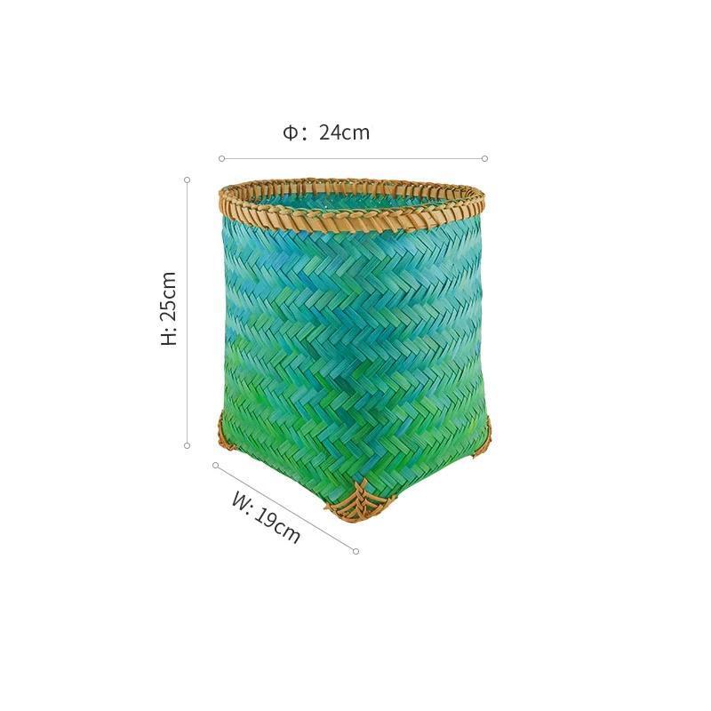 panier de salle de bain taille xl bleu