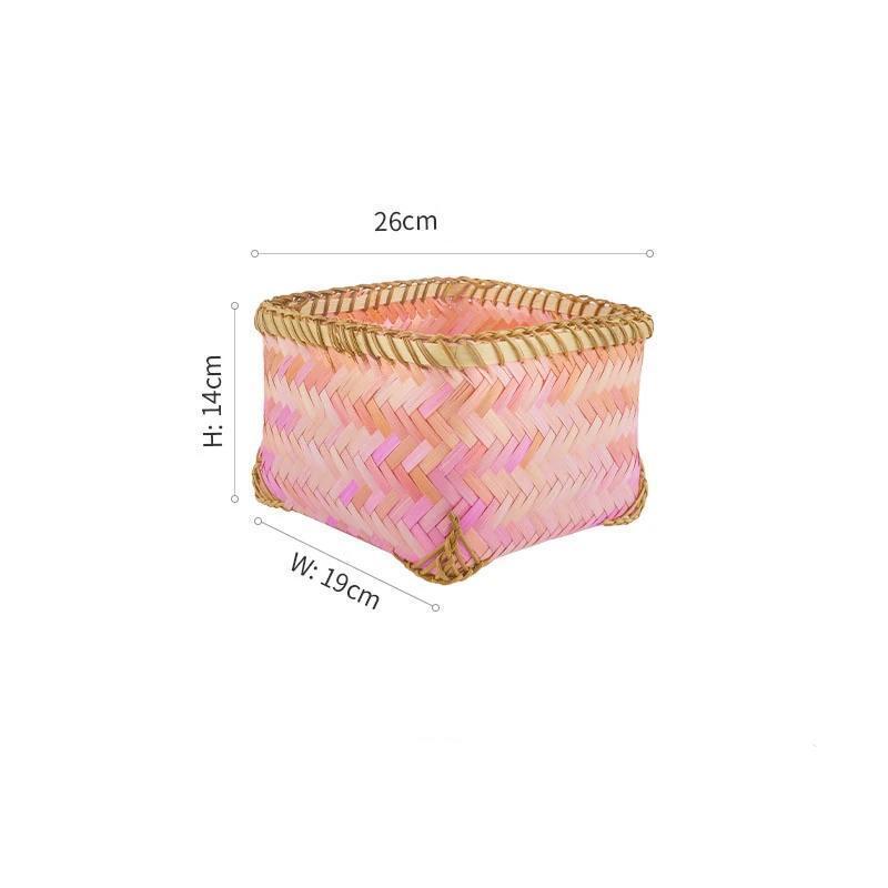 panier de salle de bain taille xs rose