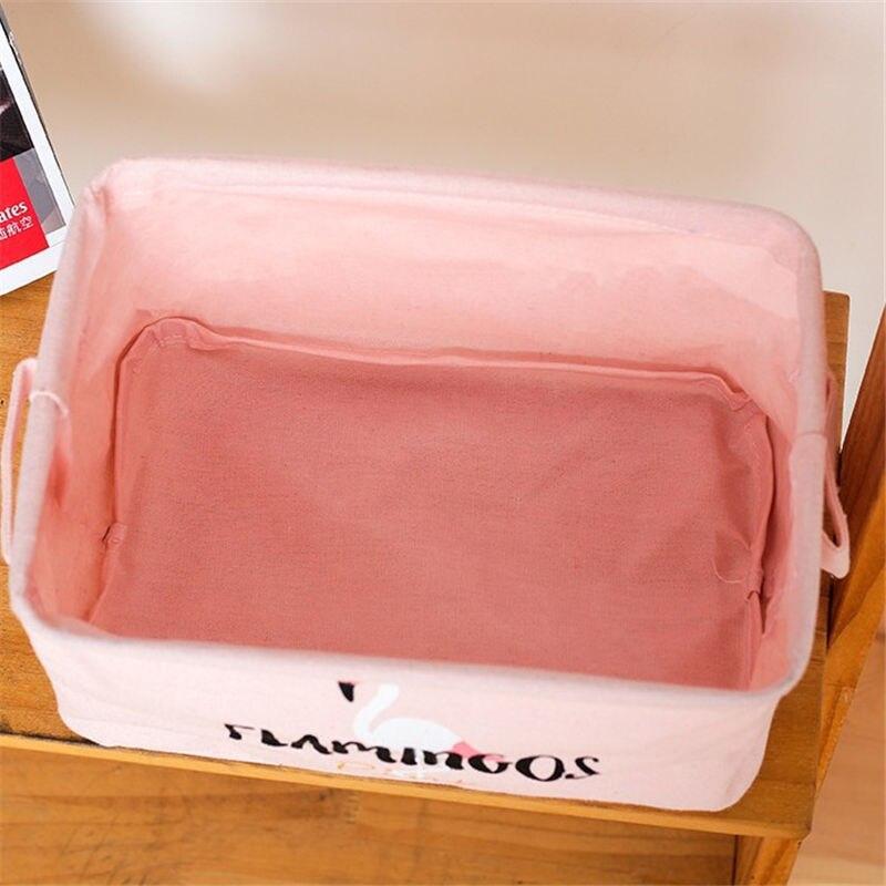 Panier à linge rectangulaire petit open rose