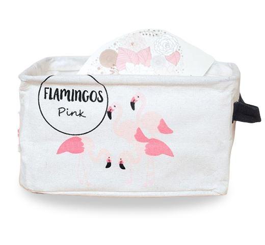 Petit Panier de Rangement Rose