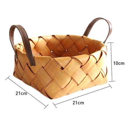 petit panier bambou tissé