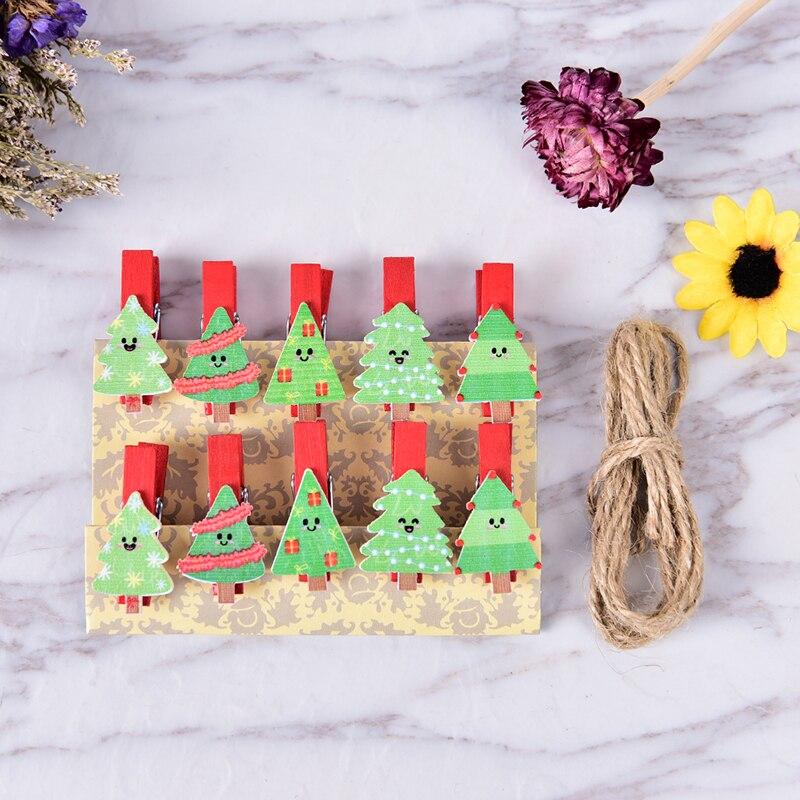 Petite Pince à Linge Déco - Petits Sapins de Noël