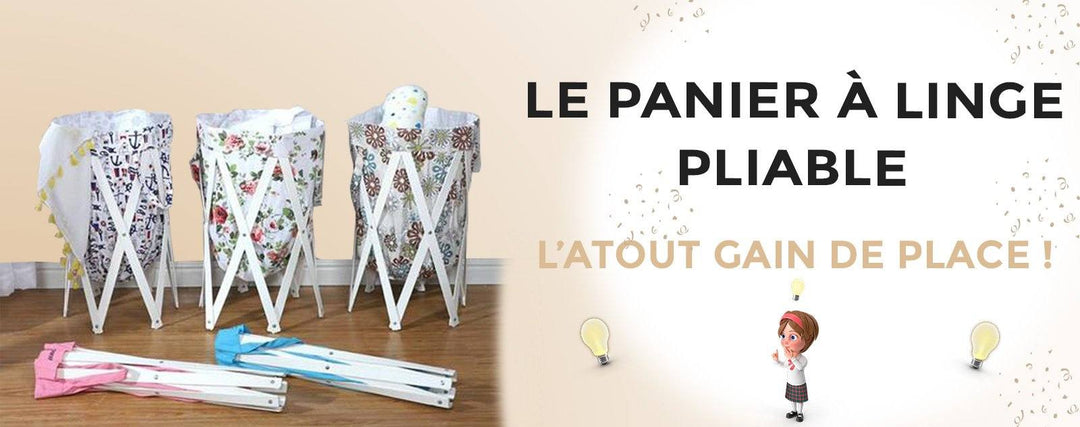 Paniers à Linge Pliable : l’atout gain de place