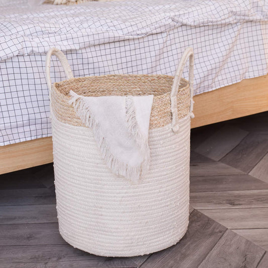 Panier à Linge en Rotin Souple et Chic