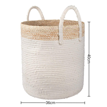 Panier à Linge en Rotin Souple et Chic