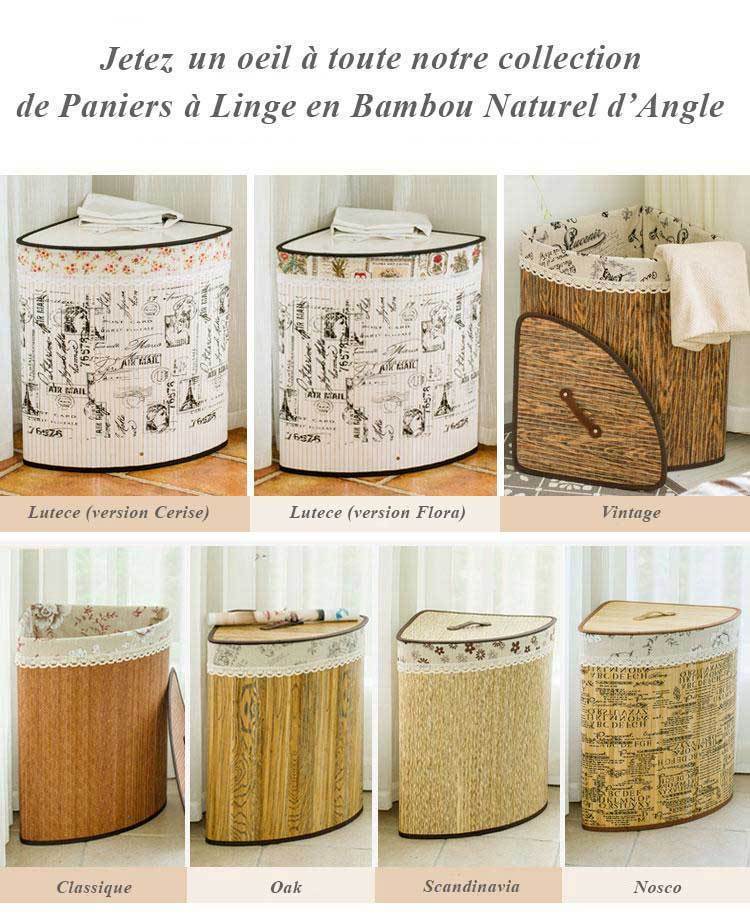 collection panier linge angle bambou