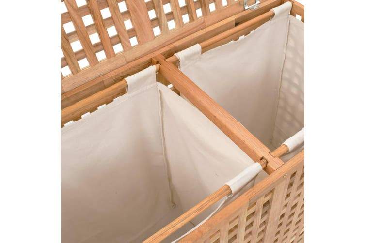 Coffre à Linge en Bois de Noyer Massif