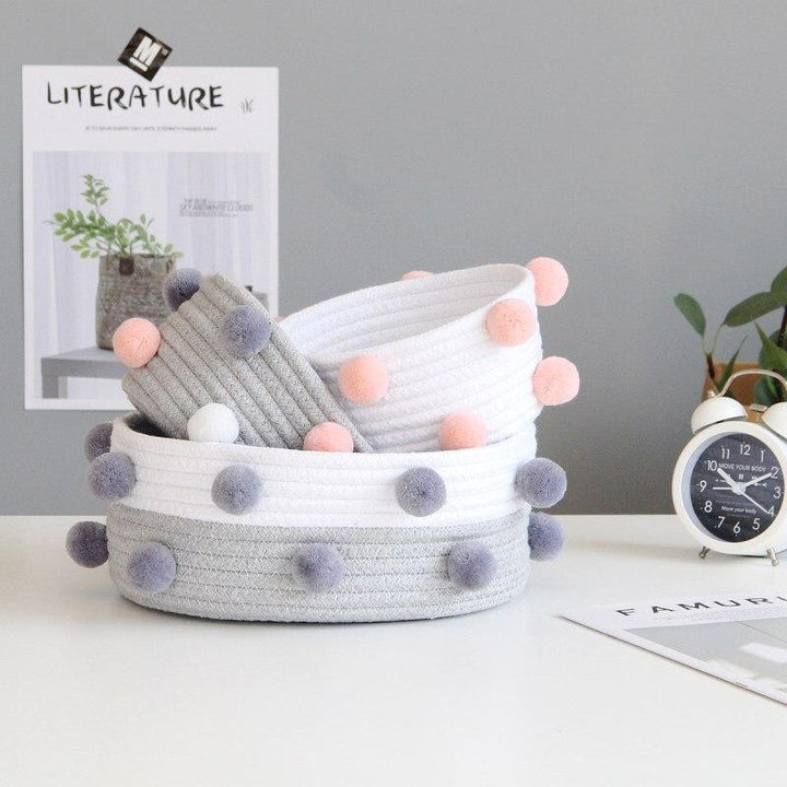 petit Panier en Corde de Coton