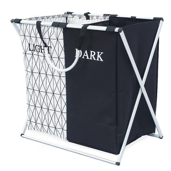 panier pliable à linge double