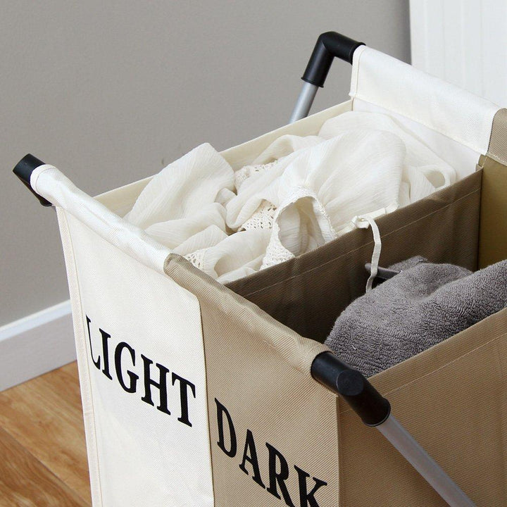 coffre à linge double bacs