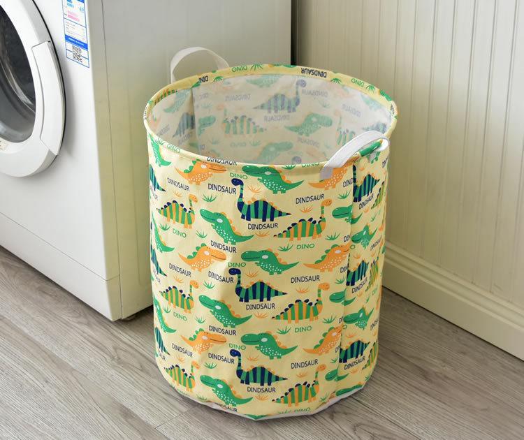 Panier  linge pour bébé dinosaure