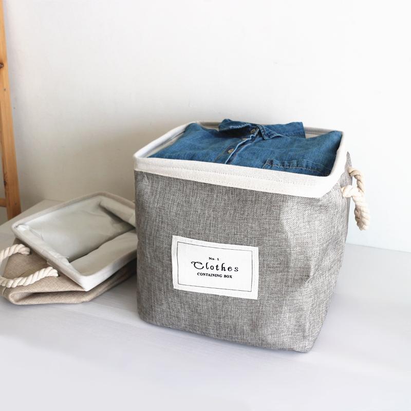 Panier à Linge Design Contemporain gris oxford