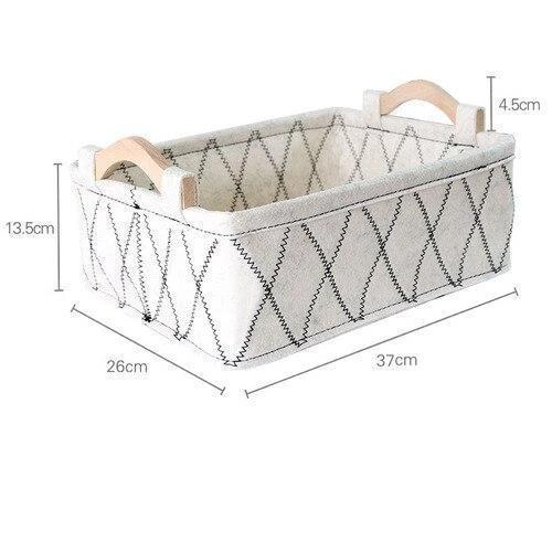 panier linge design contemporain blanc grande taille