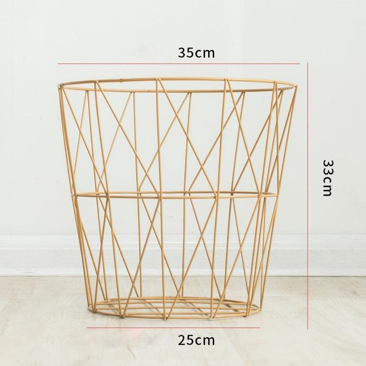Panier à Linge Design et <br>Déco en Métal