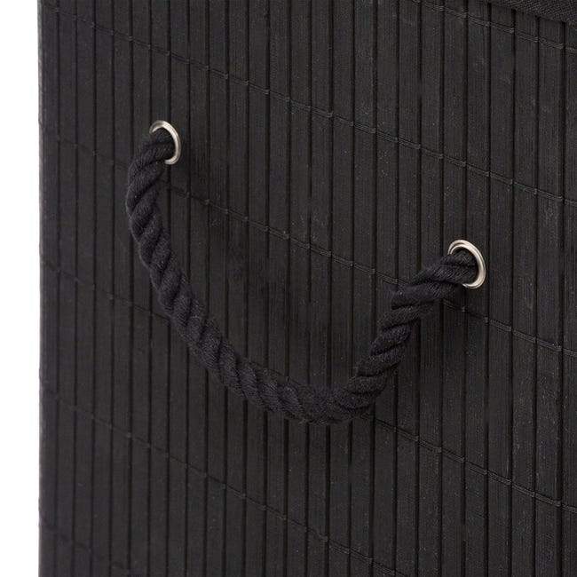 anse de Panier à Linge en Bambou Noir