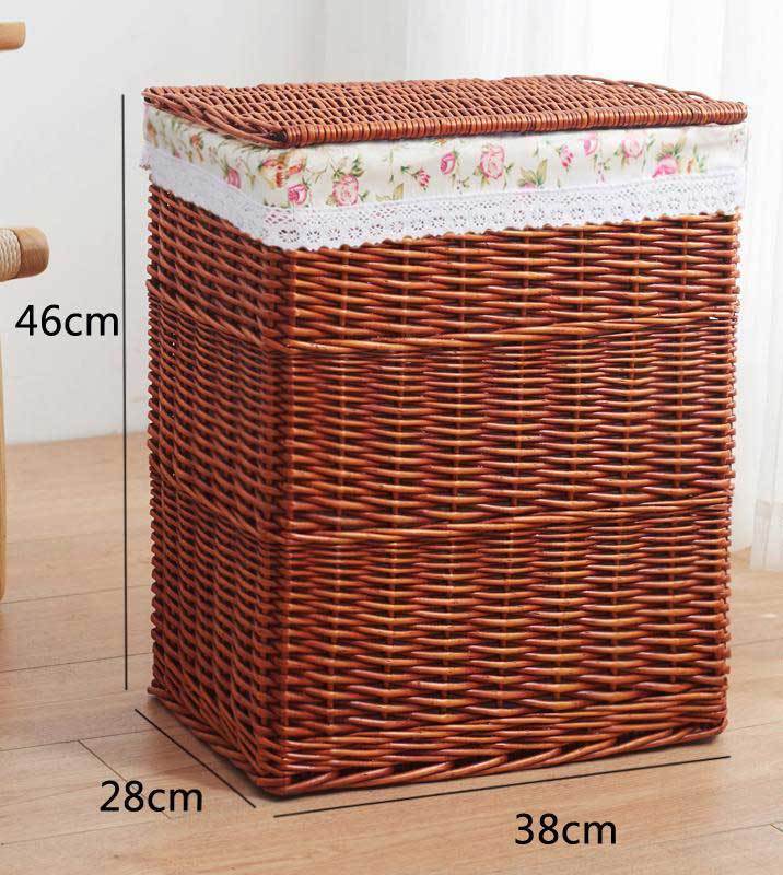 panier grand modèle linge en osier 
