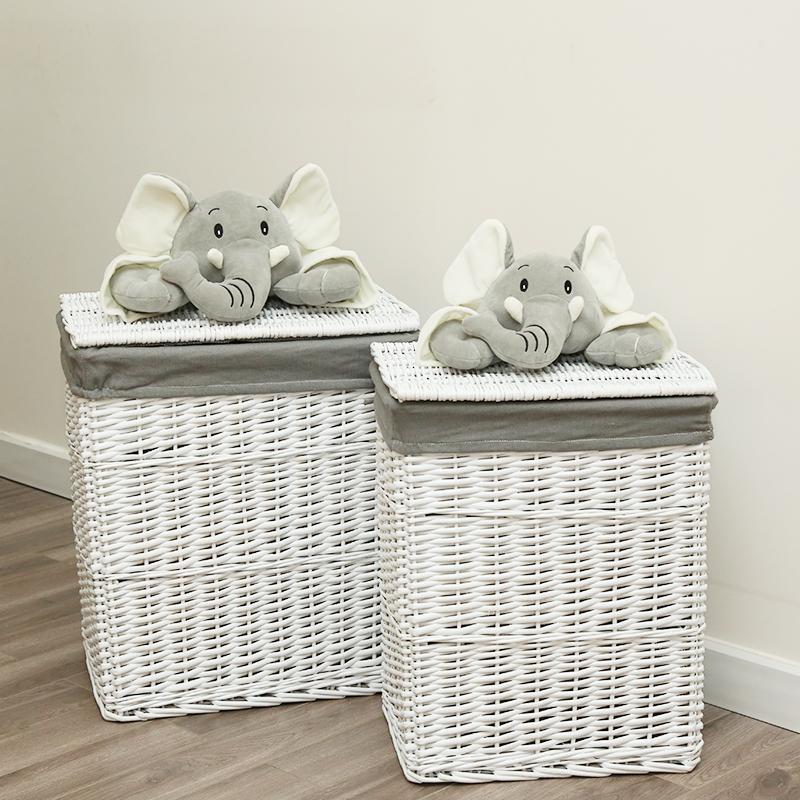 paniers pour le linge osier elephant