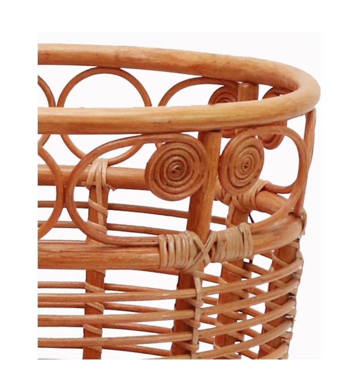 structure de panier en rotin pour le linge