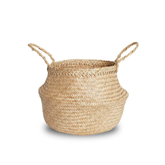 Panier à Linge Jonc de Mer Fait Main