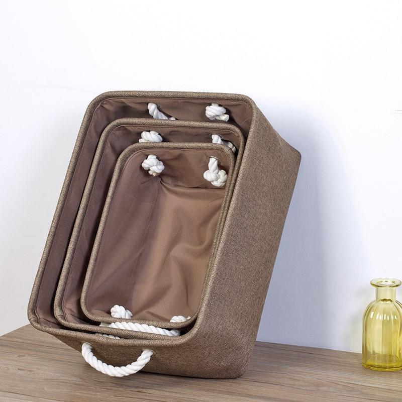  3 Paniers à Linge Rectangle