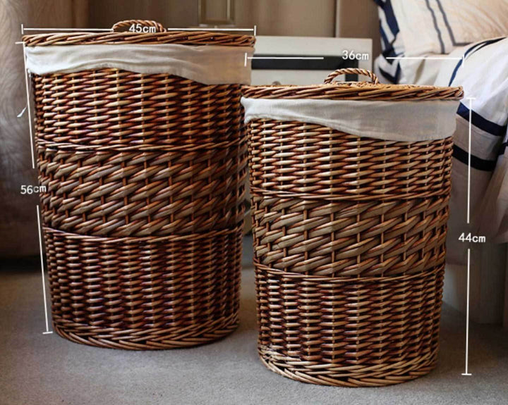 Paniers en Osier pour Linge Sale