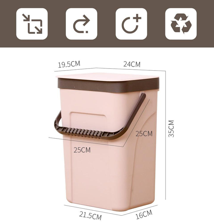 Panier pour Linge Sale Suspendu rose pale