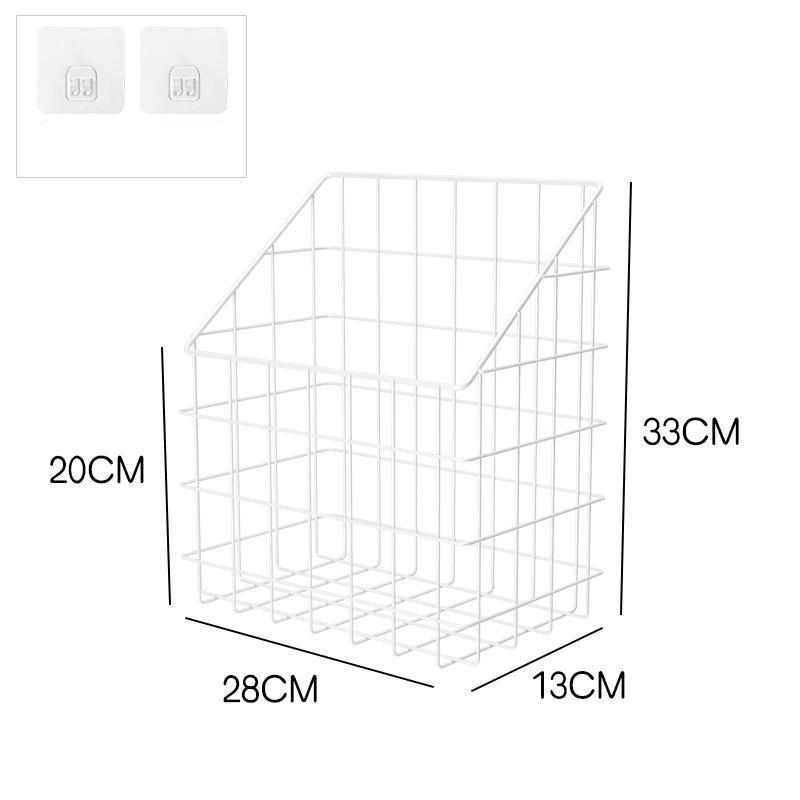 dimensions Panier à Linge Suspendu en Métal blanc 