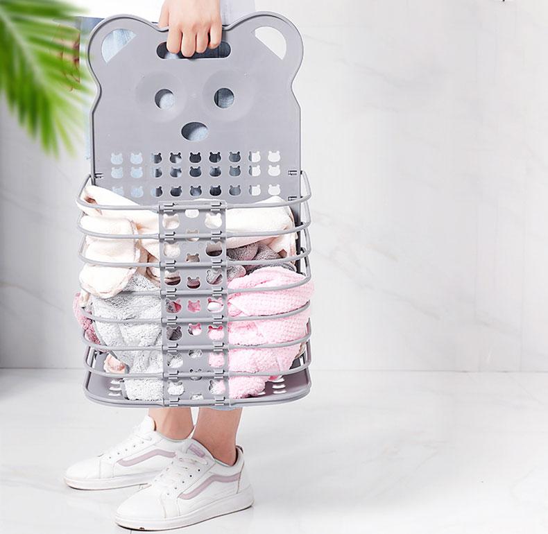Panier à Linge Suspendu <br>Forme Ourson