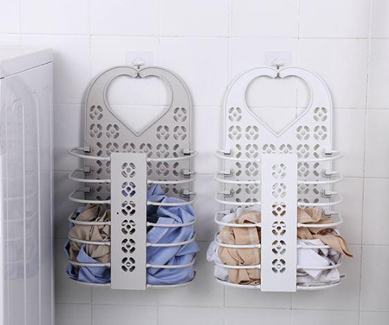Panier à linge Suspendu Gris ou blanc