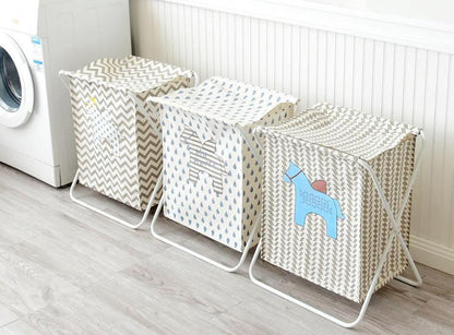 Paniers à linge Tissu Beige pour bébé