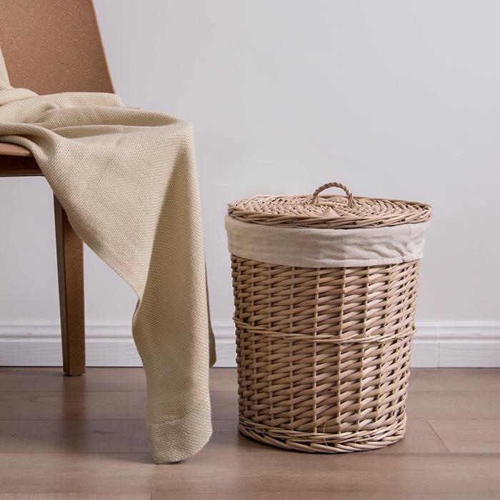 panier en osier pour le linge