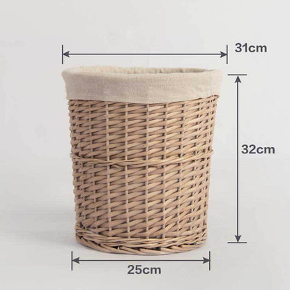 panier de linge osier taille M sans couvercle