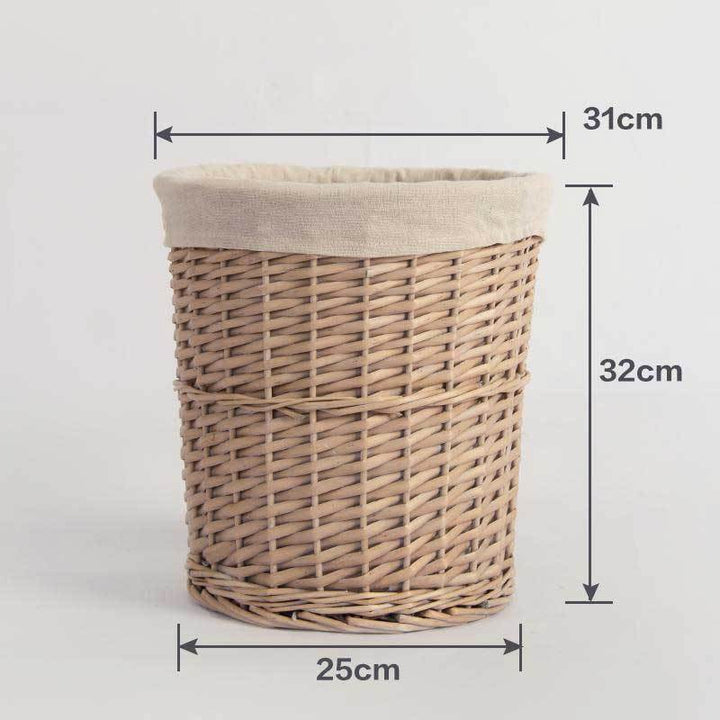 panier de linge osier taille M sans couvercle