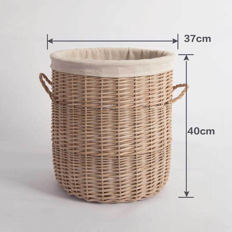 panier de linge osier taille L sans couvercle