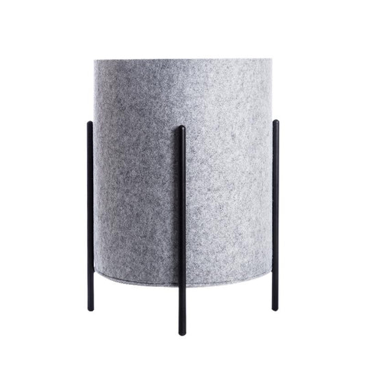 Panier sur Pied Design Gris