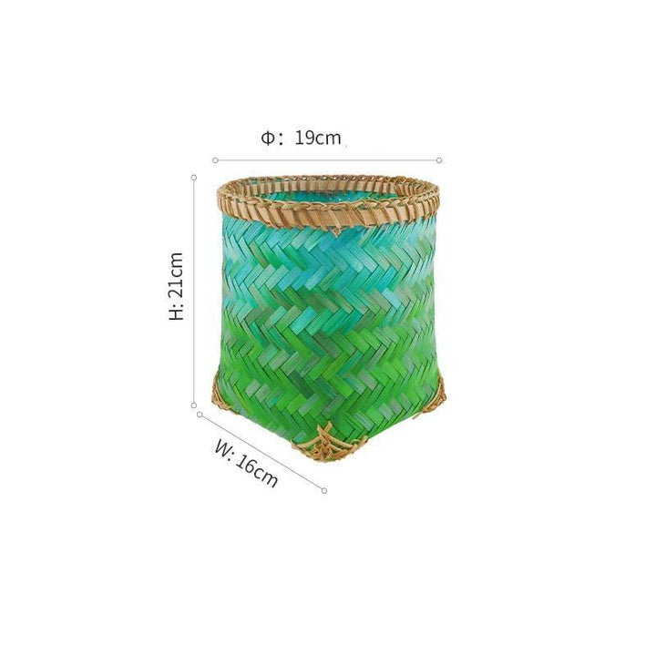 panier de salle de bain taille L bleu